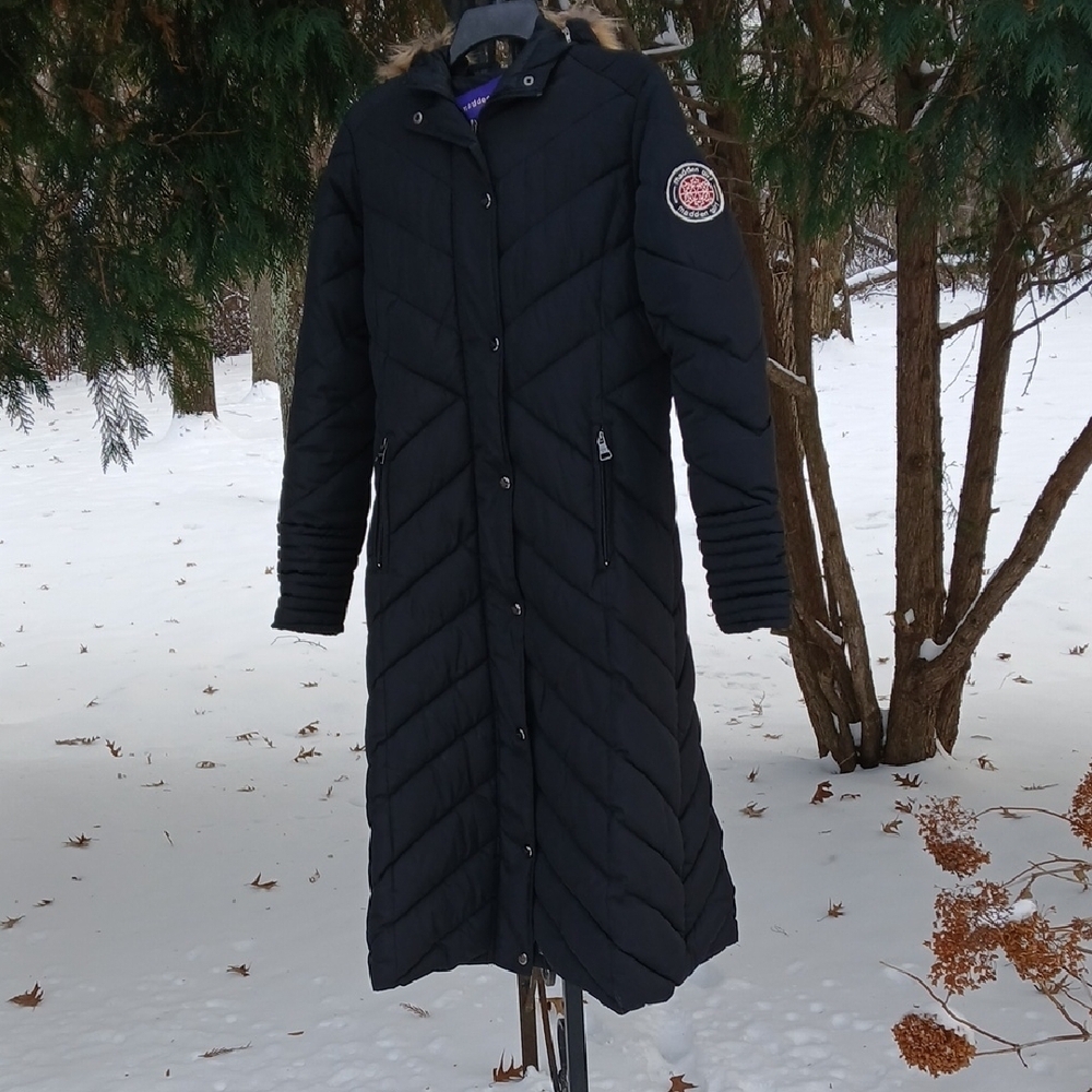 Madden Girl Long Puffer Jacket  Sz M